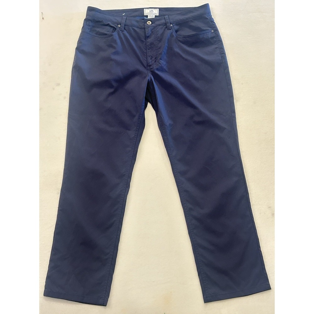 Southern Tide Pants Mens 36x30 Navy Blue Performance‎ Nylon Stretch Casual Golf